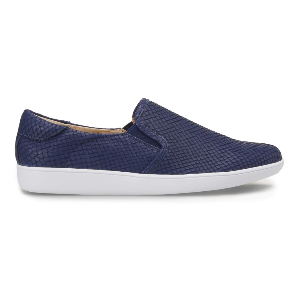 Nine West LilDevil Slip-On Sneaker - NAVY PYTHON